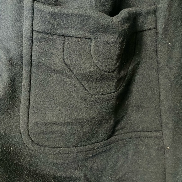 Reiss Wool Cashmere Navy Coat - Picture 4 of 7